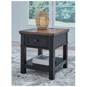Wildenauer End Table, Brown/Black