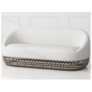 Willow Outdoor Sofa, Wheat Beige