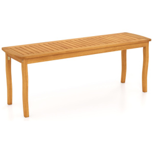 Acacia Wood Outdoor 48" Long Patio Dining Bench-1 Pieces