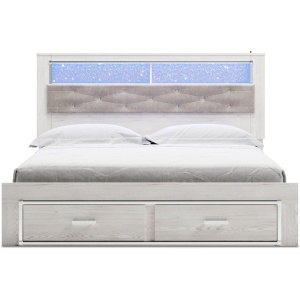 Altyra King Bookcase Bed with Storage