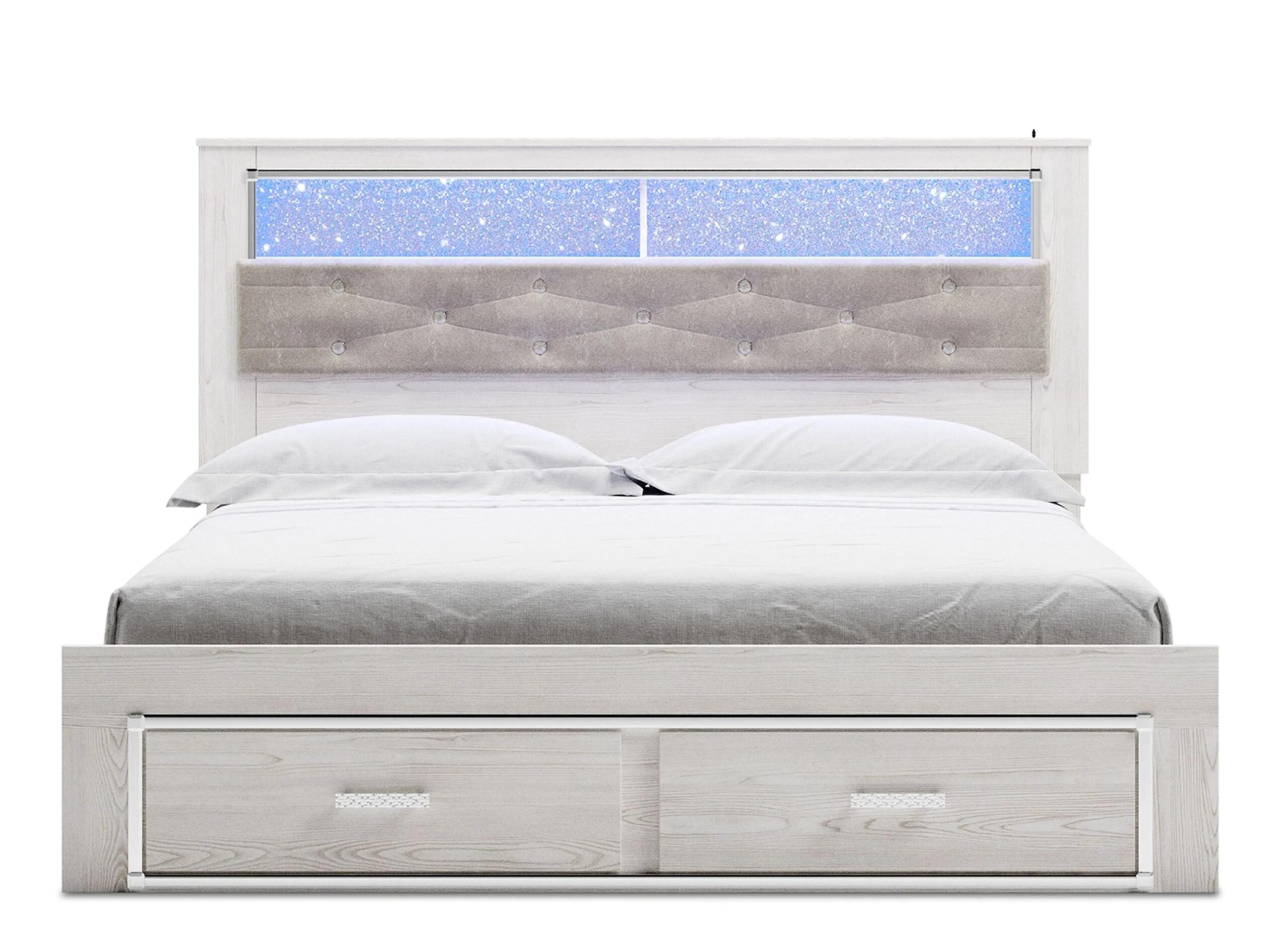 Altyra King Bookcase Bed with Storage