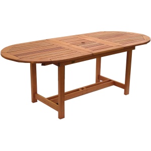Amazonia 71" Outdoor Dining Table w/ Leaf