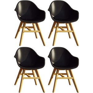 Amazonia Outdoor 4-pc. Teak Chairs