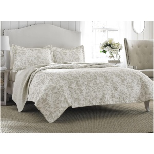 Amberley-3 Piece Quilt Set