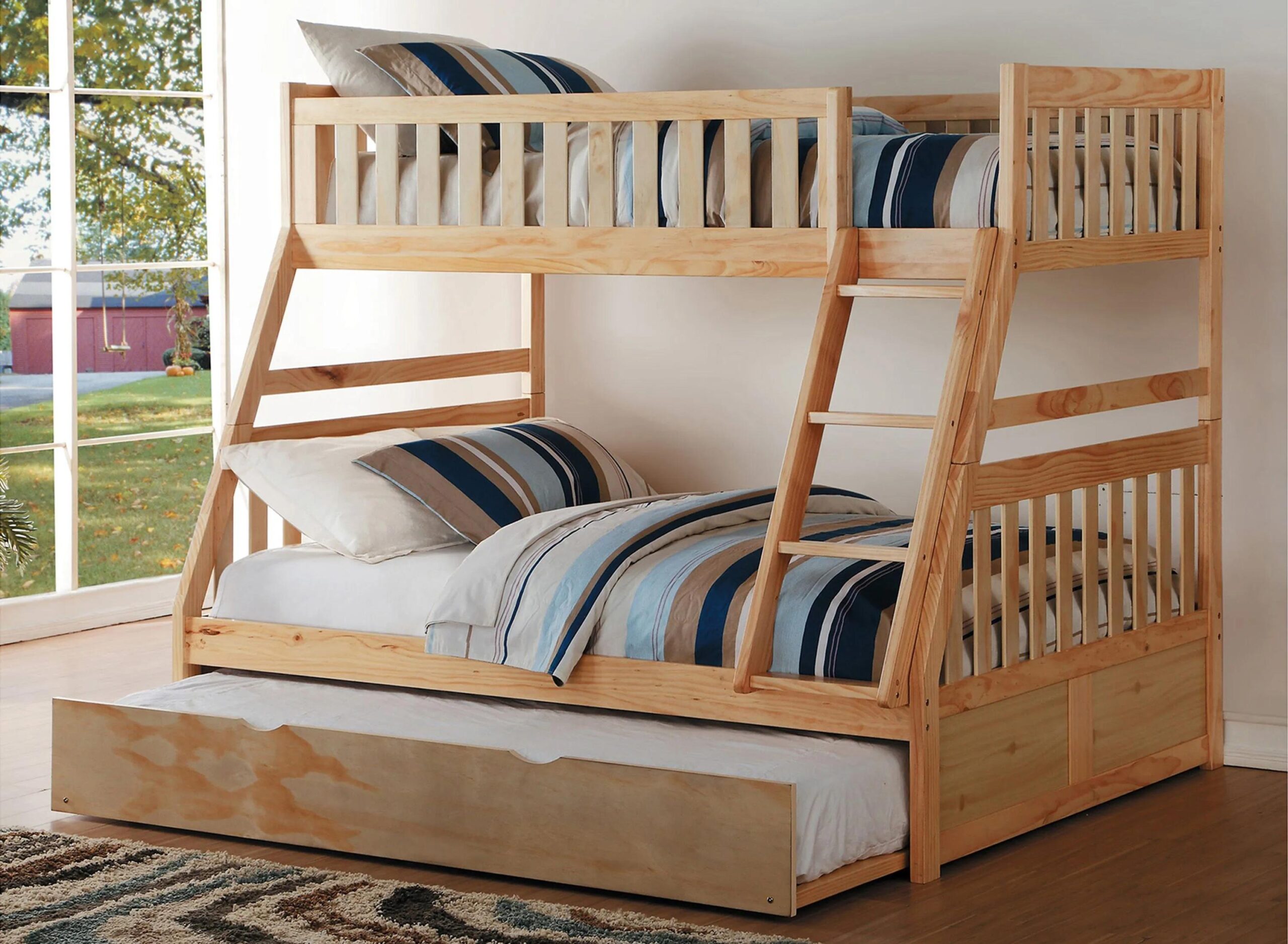 Belisar Bunk Bed with Trundle
