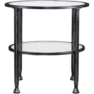Bexley Metal/Glass Round End Table