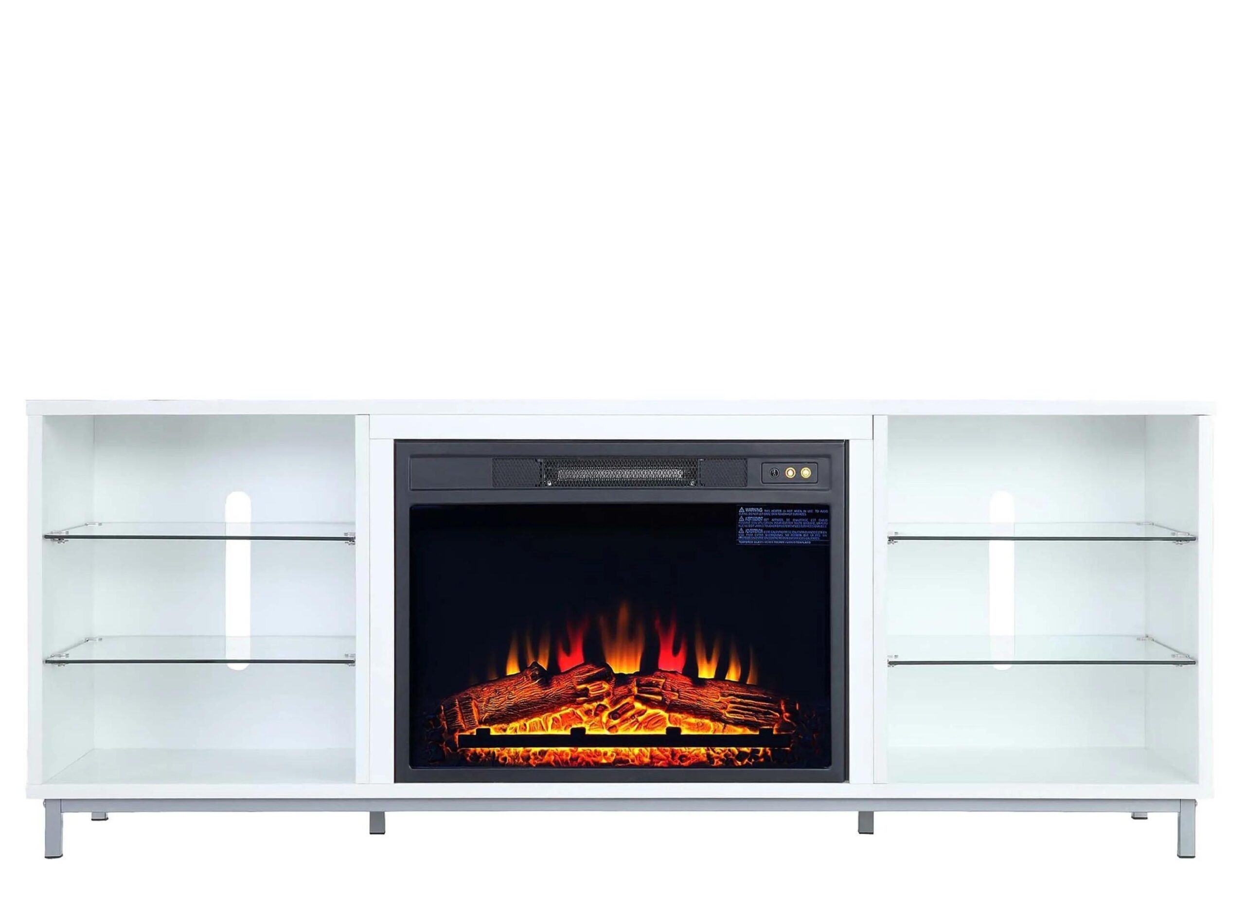 Brighton 60" TV Stand with Fireplace