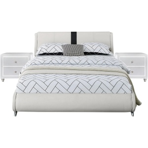 Carlton Platform Bed with 2 Nightstands