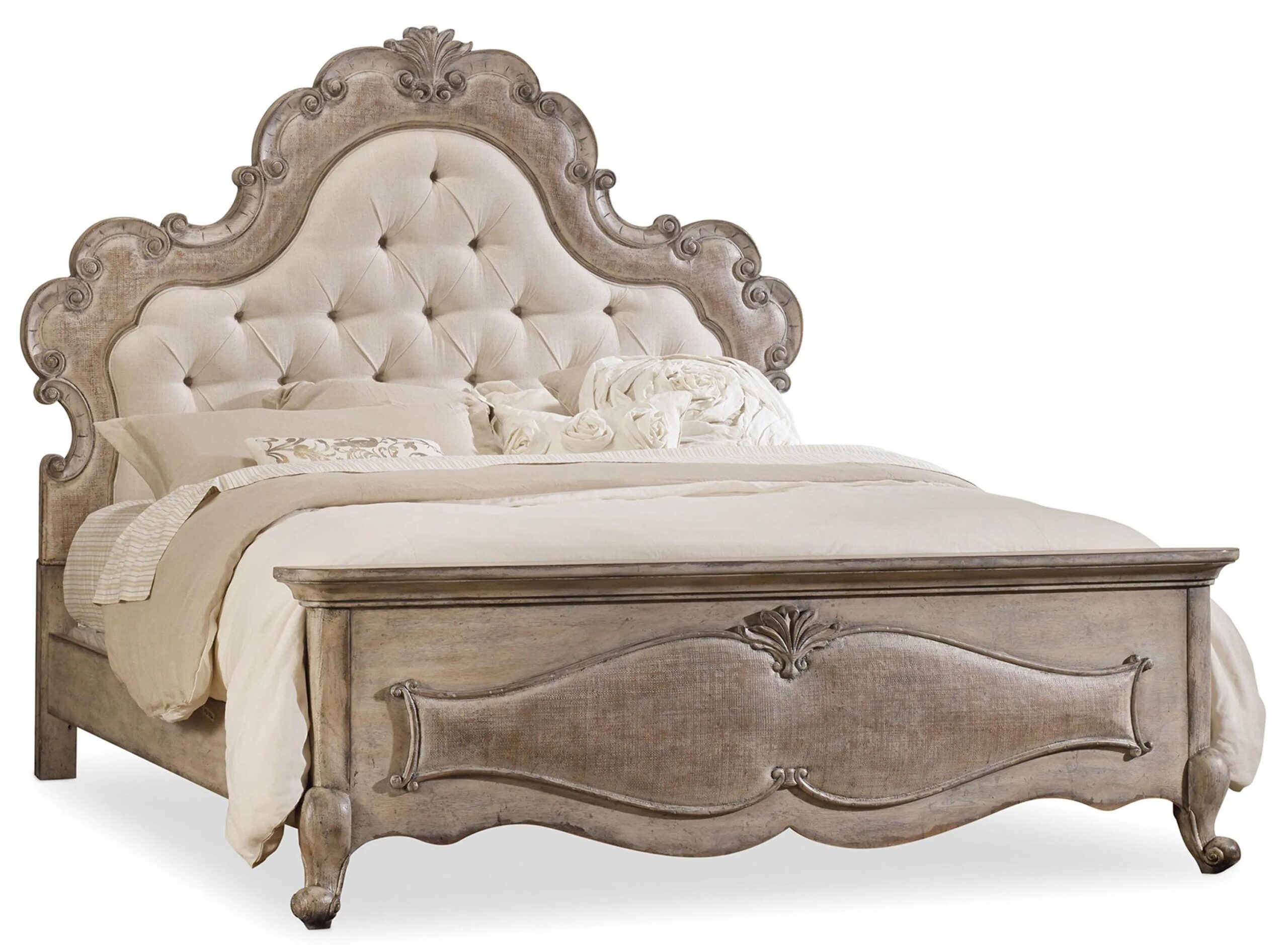 Chatelet Upholstered Tufted Panel Bed