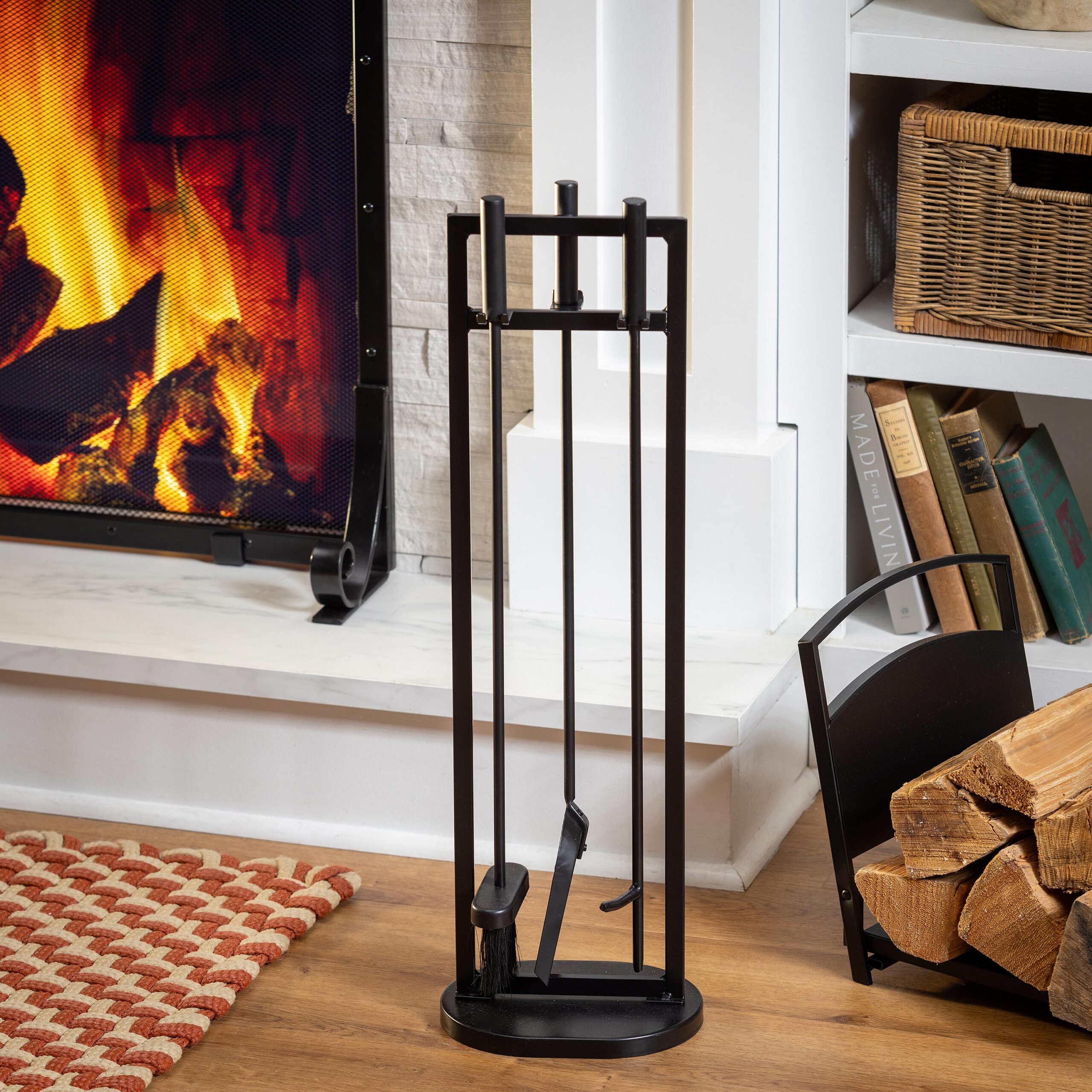 Classic 4 Piece Fireplace Toolset