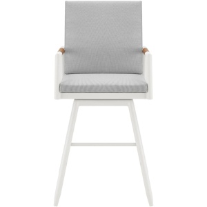 Crown 48" Outdoor Swivel Bar Stool