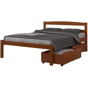 Econo Scandinavian Bed with Dual Underbed Drawers