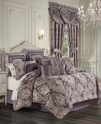 Five Queens Court Dominique Queen 4 Piece Comforter Set, Lavender