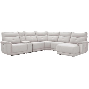 Graceland 6-pc. Sectional Sofa w/Power Headrests