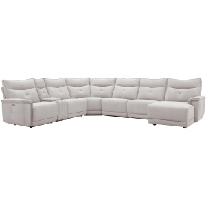Graceland 7-pc. Sectional Sofa w/Power Headrests