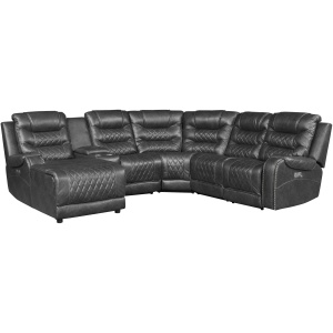 Greenway 6-pc. Modular Power Reclining Sectional Sofa W/ Chaise