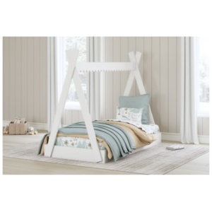 Hallityn Twin Tent Bed, White