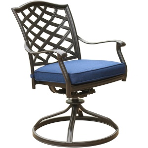 Halston Outdoor Dining Swivel Chair Set of 2