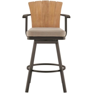 Hazel 44" Outdoor Swivel Bar Stool