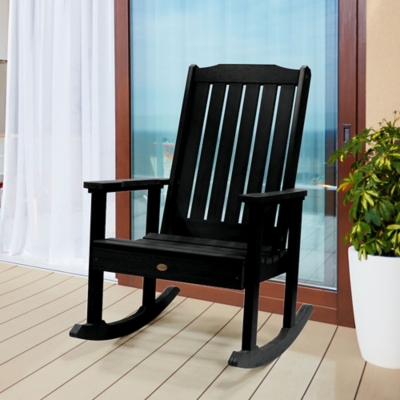 Highwood® Lehigh Outdoor Rocking Chair , Black