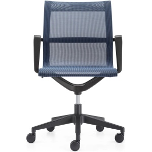 Kinetic Black Frame Office Chair with Mesh Back