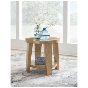Kristiland End Table, Light Brown