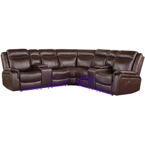 Levin 3-pc. Power Reclining Sectional