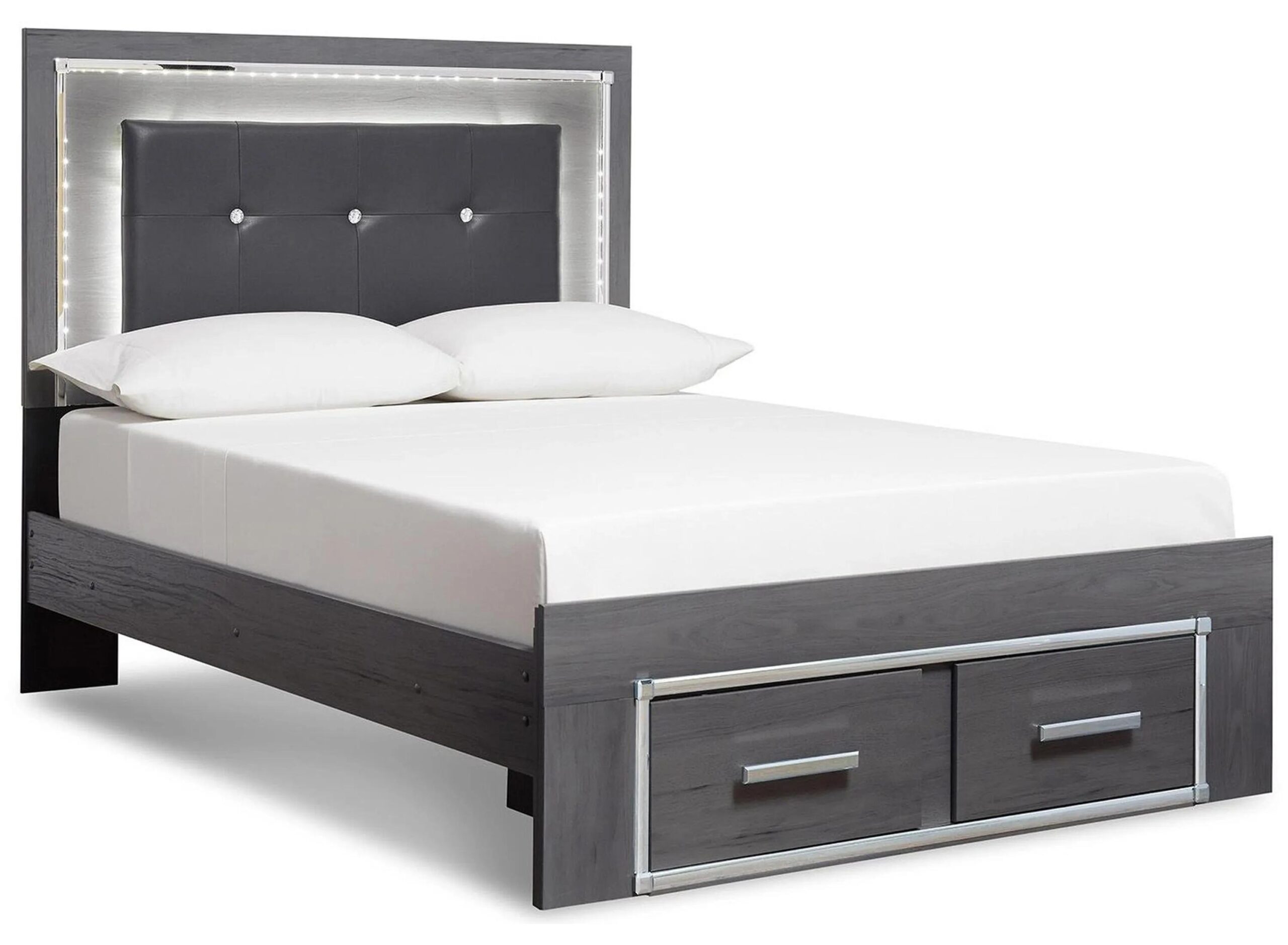 Lodanna Panel Bed with Storage