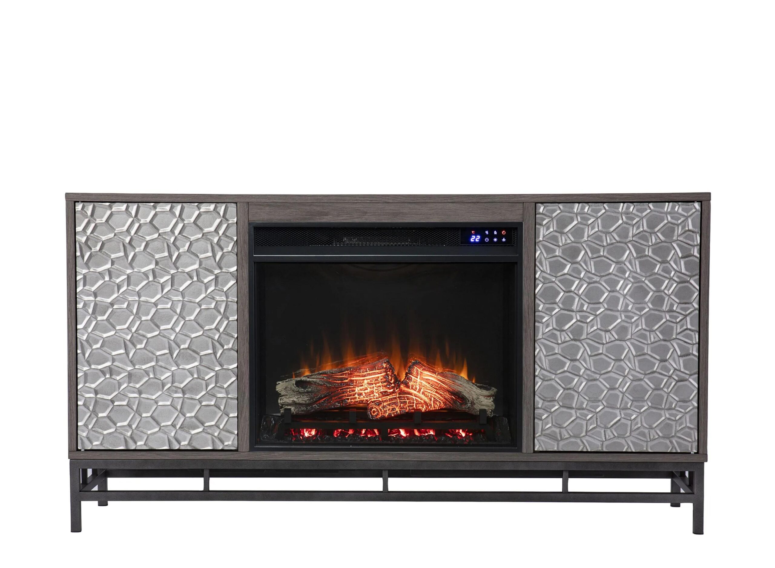 Luciana Touch Screen Fireplace Console