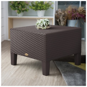 Magnolia Outdoor End Table, Brown