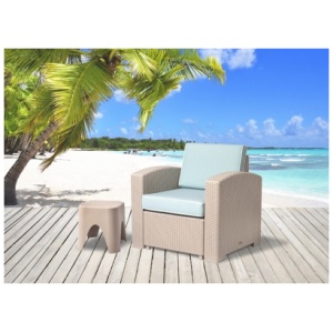 Magnolia Outdoor Lounge Chair, Gray