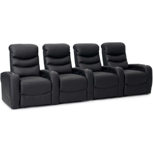 Majestic 4-pc. Leather Reclining Sectional Sofa