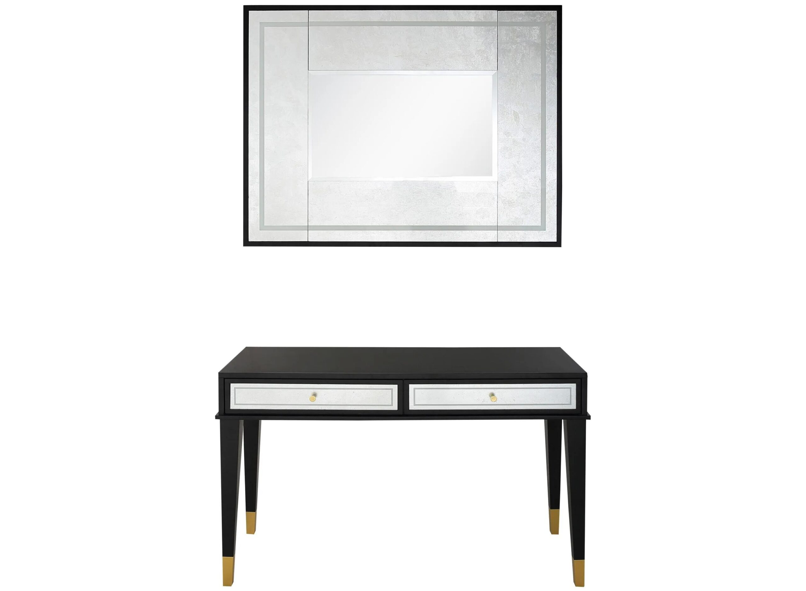 Makalu Wall Mirror and Console Table