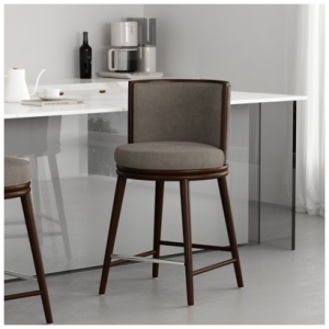 Manhattan Comfort Evalyn Counter Height Bar Stool, Dove
