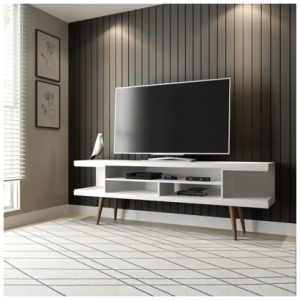 Manhattan Comfort Utopia 70" TV Stand, White