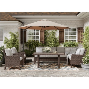Marin Outdoor Banquette w/2 Chairs