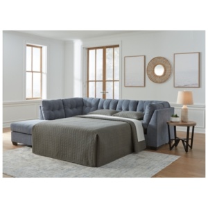 Marleton 2-Piece Sleeper Sectional with Chaise, Denim