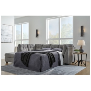 Marleton 2-Piece Sleeper Sectional with Chaise, Gray