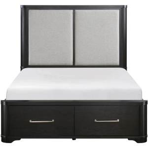 Maypop Platform Bed w/ Footboard Storage