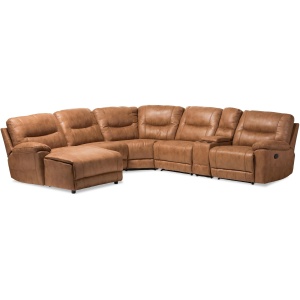 Mistral Modern 6-pc. Sectional with Recliners