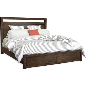 Modern Loft King Panel Bed