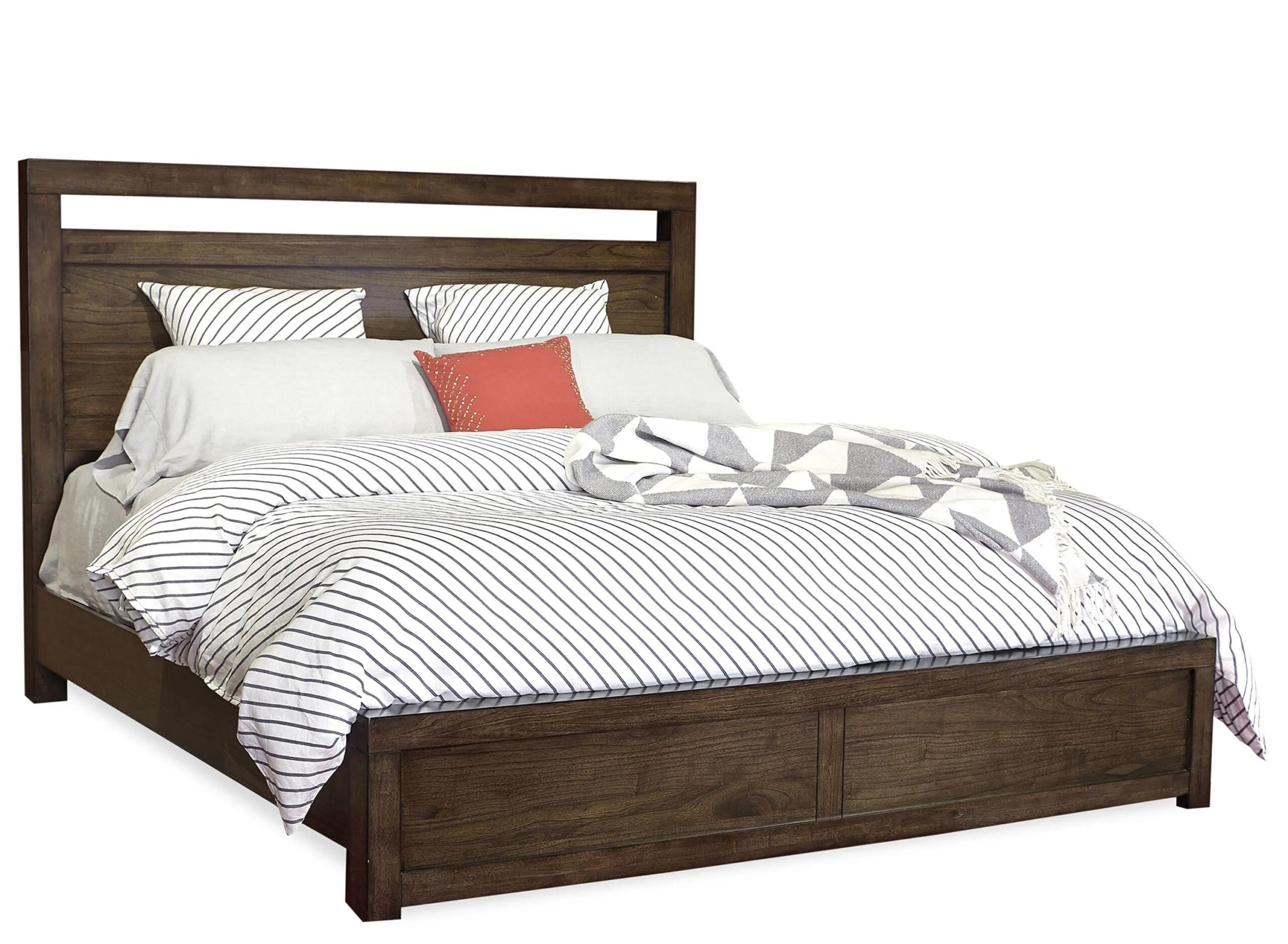 Modern Loft King Panel Bed
