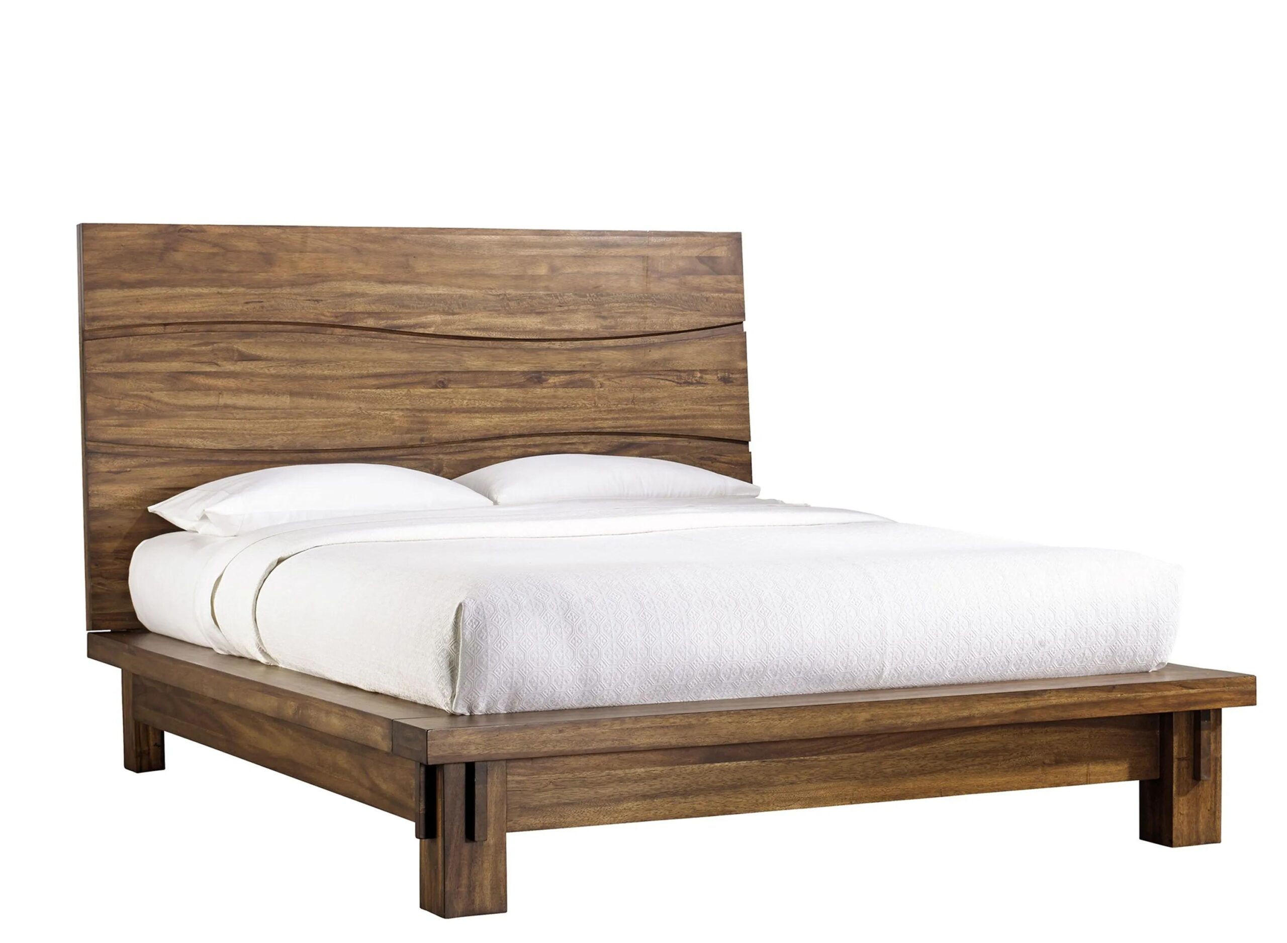 Ocean California King-size Solid Wood Platform Bed