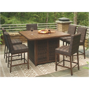 Paradise Trail 7-pc. Outdoor Fire Pit Set