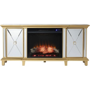 Patrick Touch Screen Fireplace Console