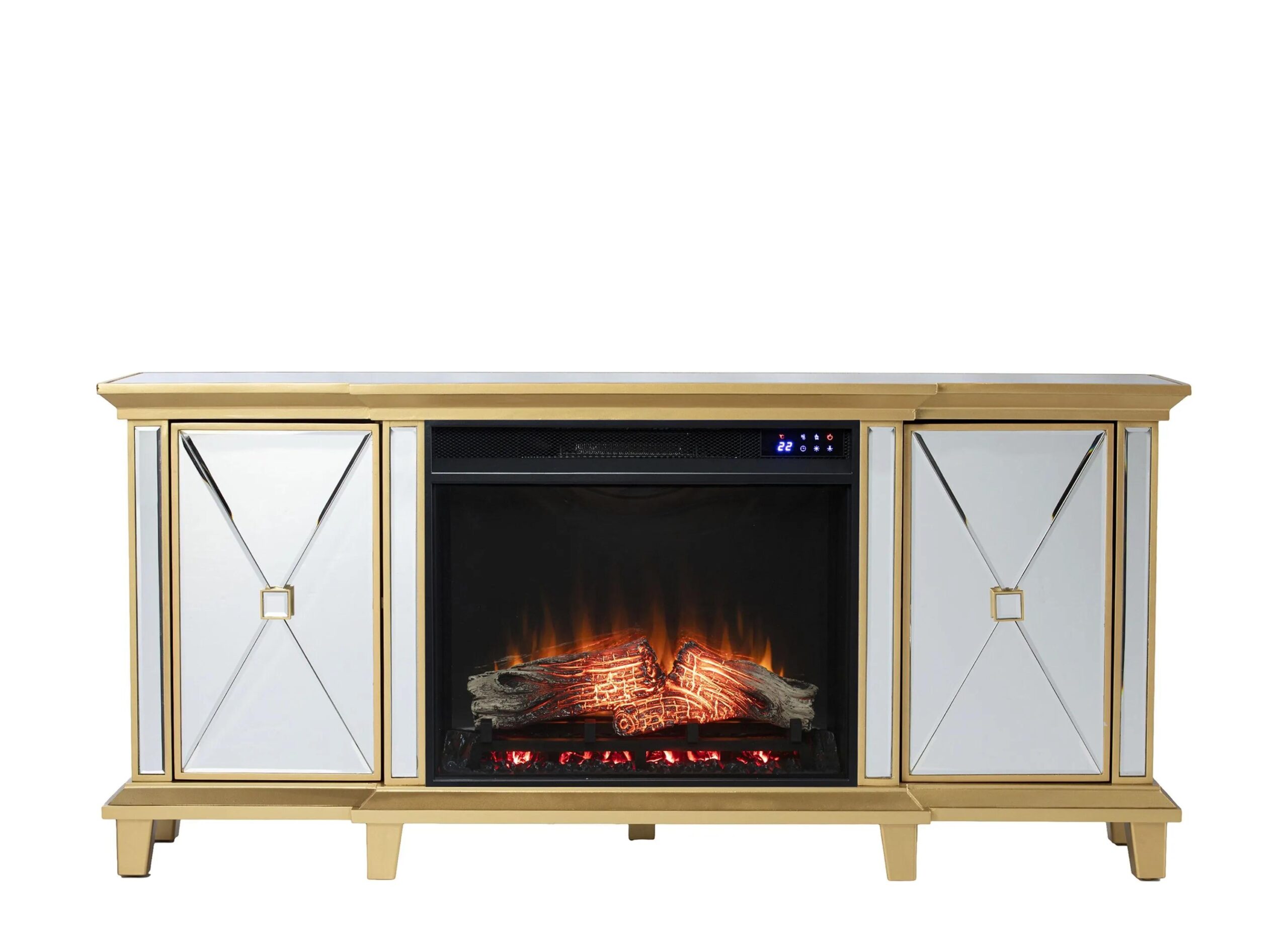Patrick Touch Screen Fireplace Console