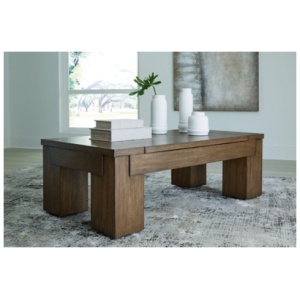 Rosswain Lift-Top Coffee Table, Warm Brown