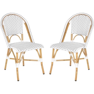 Salcha Indoor/Outdoor French Bistro Side Chair, Set of 2