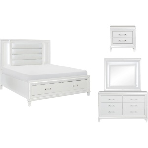 Selena 4-pc. Platform Bedroom Set with Storage Bed