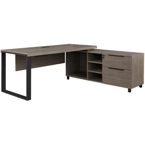 Stavanger Executive Desk with Right Side Cabinet